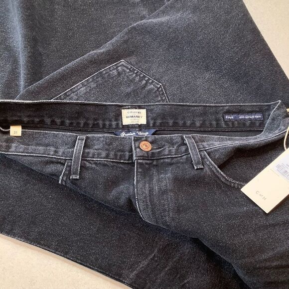 Citizens Of Humanity Jeans Kaya Mid Rise‎ Kick Flare Dark Wave 31 NWT - Picture 5 of 8
